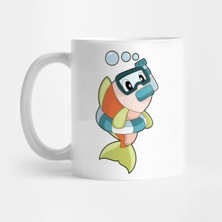 Fish Swimming Snorkel Mug